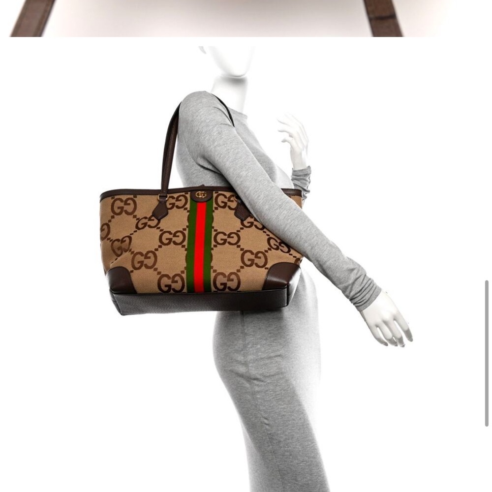 Gucci Jumbo GG Ophidia Tote✨❤️ - Picture 11 of 14